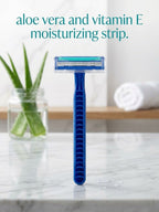 PearlMax Blue 2 Twin Blade Razor Shaving Blade 24pcs in 1 Pack