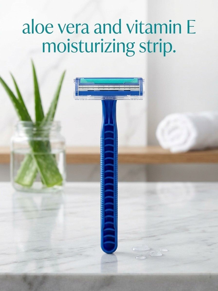 PearlMax Blue 2 Twin Blade Razor Shaving Blade 24pcs in 1 Pack
