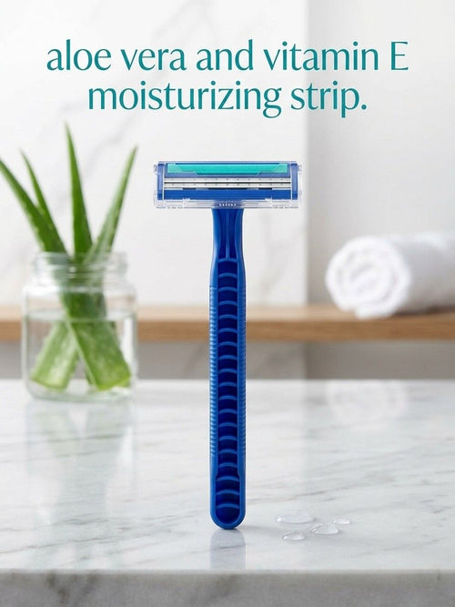 PearlMax Blue 2 Twin Blade Razor Shaving Blade 24pcs in 1 Pack