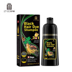 3-in-1 Black Hair Color Shampoo – Fast Herbal Hair Dye 500ml