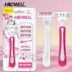 Premium Triple Blade Women's Razor With 10 Refills