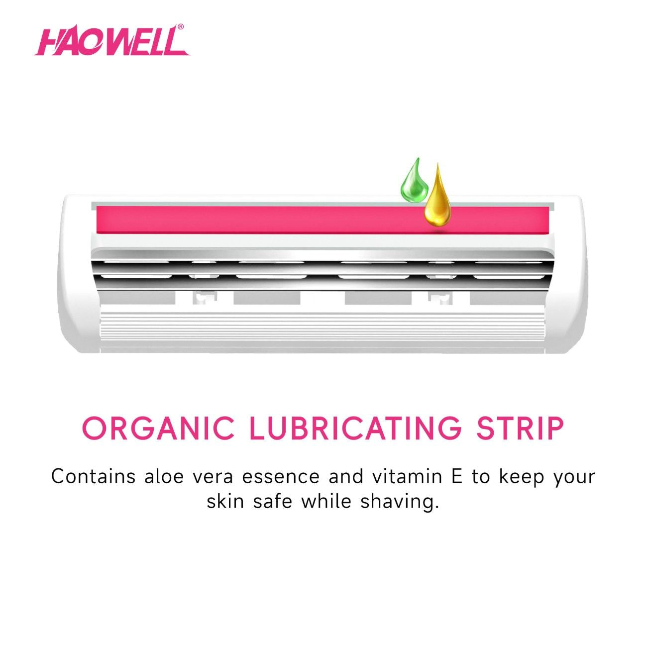 Premium Triple Blade Women's Razor With 10 Refills