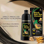 3-in-1 Black Hair Color Shampoo – Fast Herbal Hair Dye 500ml
