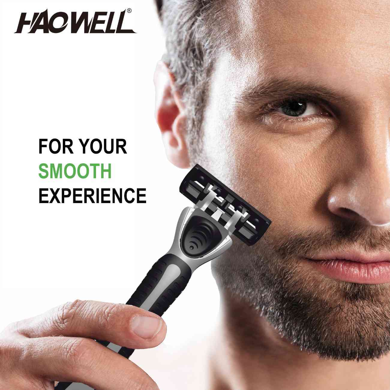 Triple Blade Razor Handle With Refills