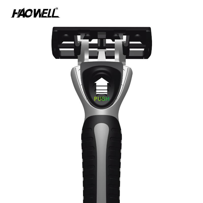 Triple Blade Razor Handle With Refills