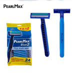 PearlMax Blue 2 Twin Blade Razor Shaving Blade 24pcs in 1 Pack